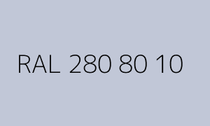 Color RAL 280 80 10