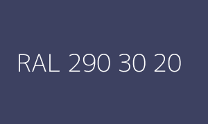 Color RAL 290 30 20