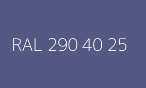 Color RAL 290 40 25