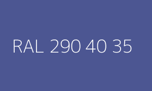 Color RAL 290 40 35