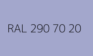 Color RAL 290 70 20