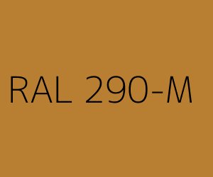 Color RAL 290-M 