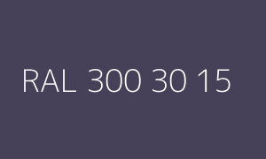 Color RAL 300 30 15