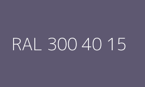 Color RAL 300 40 15