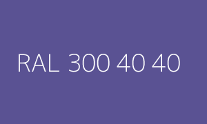 Color RAL 300 40 40