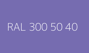Color RAL 300 50 40