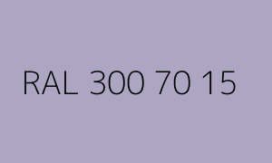 Color RAL 300 70 15