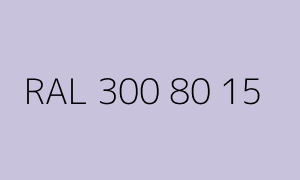 Color RAL 300 80 15