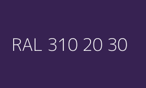 Color RAL 310 20 30
