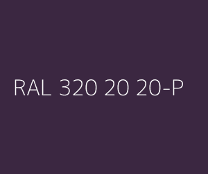 Color RAL 320 20 20-P 