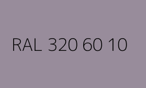 Color RAL 320 60 10