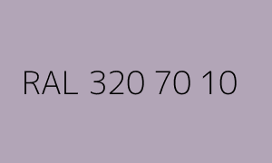 Color RAL 320 70 10