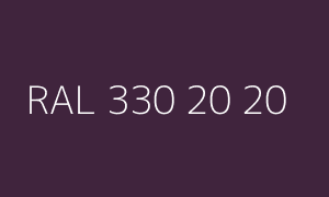 Color RAL 330 20 20