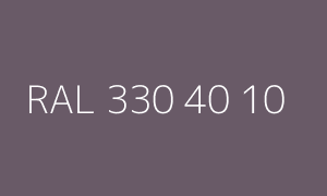 Color RAL 330 40 10