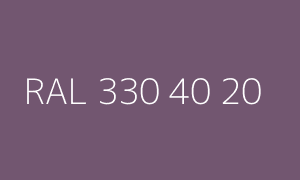 Color RAL 330 40 20