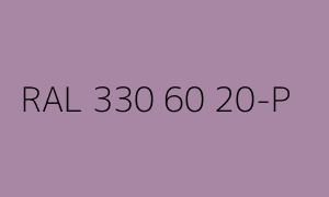 Color RAL 330 60 20-P
