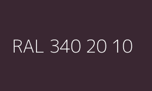 Color RAL 340 20 10