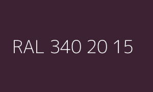Color RAL 340 20 15