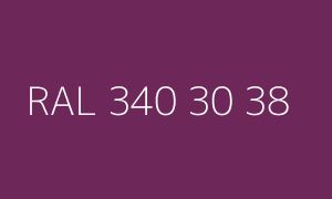 Color RAL 340 30 38