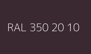 Color RAL 350 20 10