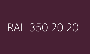 Color RAL 350 20 20