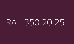 Color RAL 350 20 25