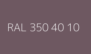 Color RAL 350 40 10