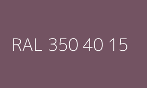 Color RAL 350 40 15