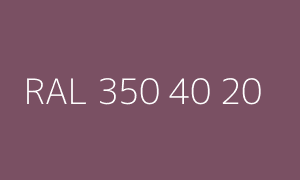 Color RAL 350 40 20