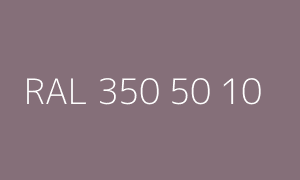 Color RAL 350 50 10