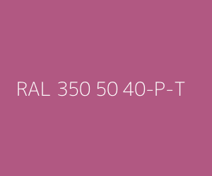 Color RAL 350 50 40-P-T 