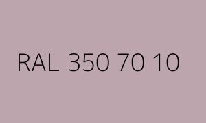 Color RAL 350 70 10