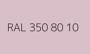 Color RAL 350 80 10