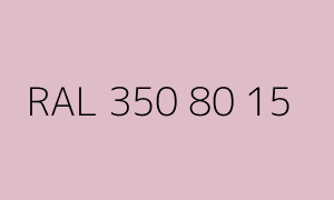 Color RAL 350 80 15