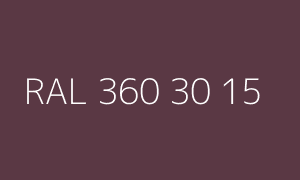 Color RAL 360 30 15