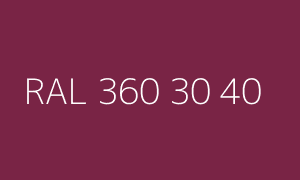 Color RAL 360 30 40