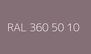 Color RAL 360 50 10