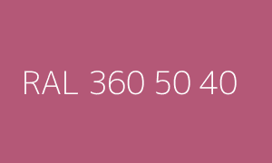 Color RAL 360 50 40