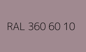 Color RAL 360 60 10