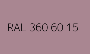 Color RAL 360 60 15