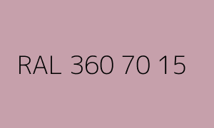 Color RAL 360 70 15