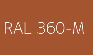 Color RAL 360-M