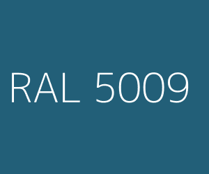 Color RAL 5009 AZURE BLUE