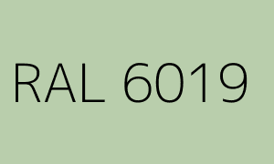 Color RAL 6019