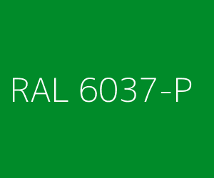 Color RAL 6037-P PURE GREEN