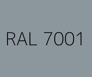 Color RAL 7001 SILVER GREY