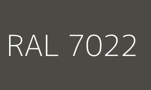 Color RAL 7022