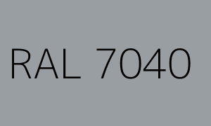 Color RAL 7040