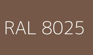Color RAL 8025