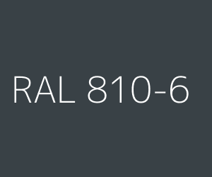 Color RAL 810-6 